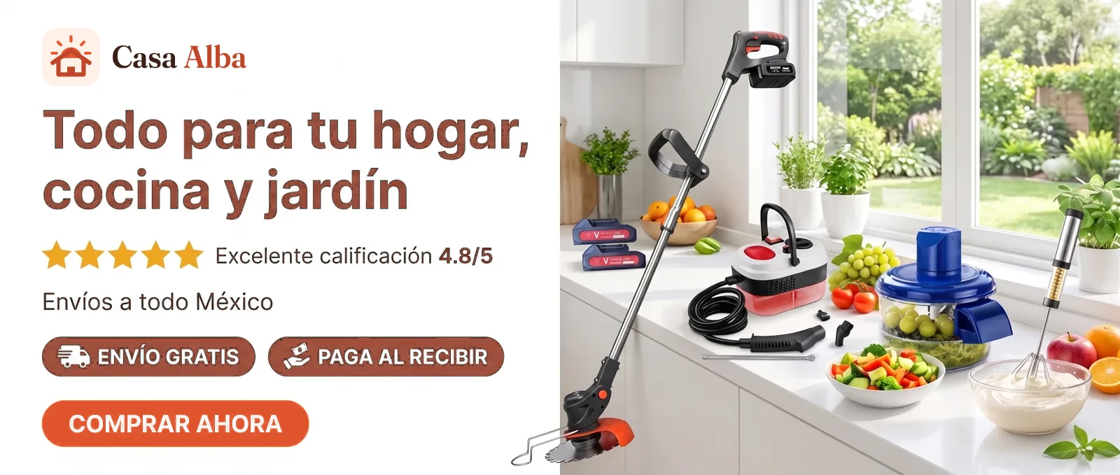 Casa Alba: todo para tu hogar, cocina y jardín. Envío gratis y paga al recibir.