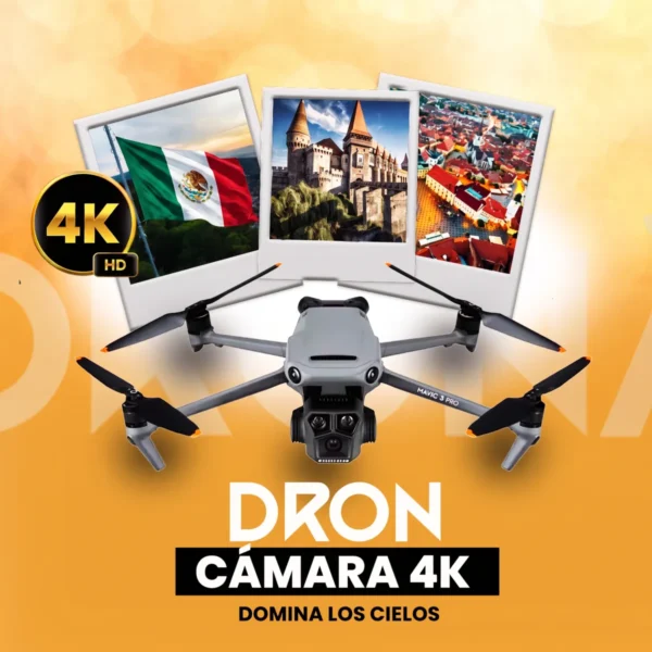 DRON Cámara 4K | Plegable con Control de Pantalla